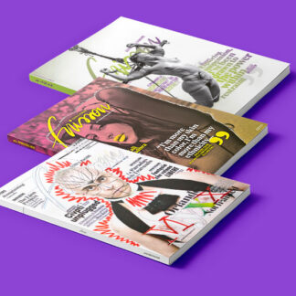 Frisson n.2 Frisson n.3 e Frisson n.4 sopra a un fondo viola